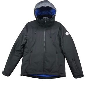 JOTT Just Over The Top  Lisbonne Coat Mens Large Black Hooded Outdoor Classic